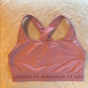 Under Armour Pink Racerback Sports Bra